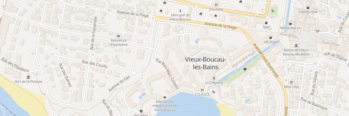Plan du 1055B Res Les Hameaux du Lac à Vieux-Boucau-les-Bains