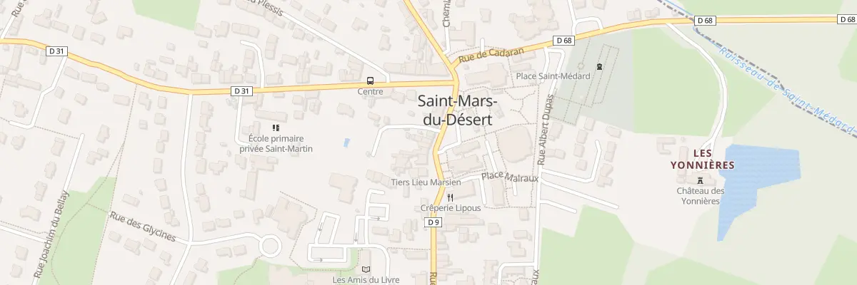 Plan du 9 Rue du 3 aout 1944 à Saint-Mars-du-Désert