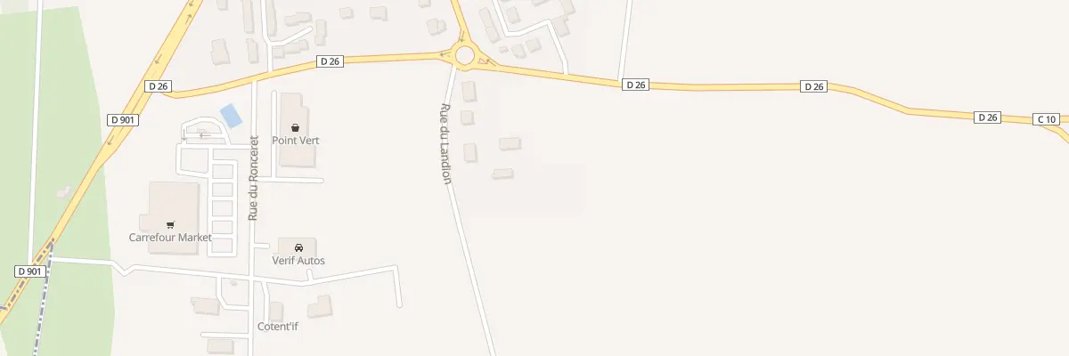 Plan du 11 Rue du Landion à Saint-Pierre-Église