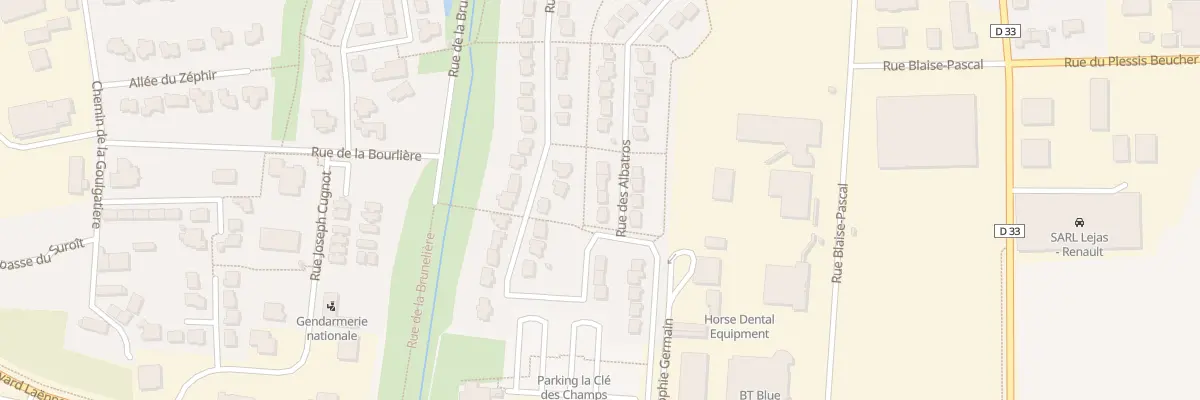 Plan du 13 Rue des Albatros à Châteaubourg