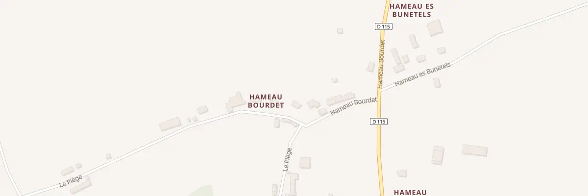 Plan du 14 Hameau Bourdet à Teurthéville-Bocage