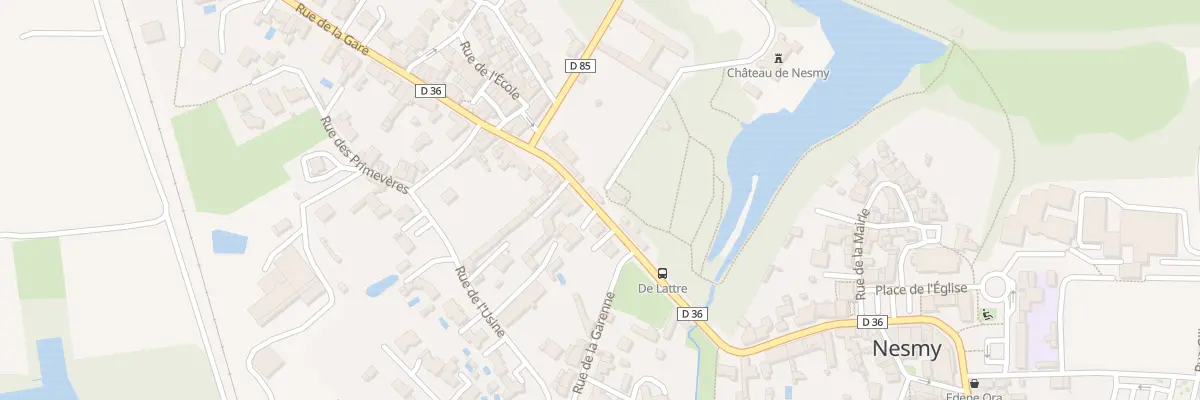 Plan du 26 Rue de lattre de tassigny à Nesmy