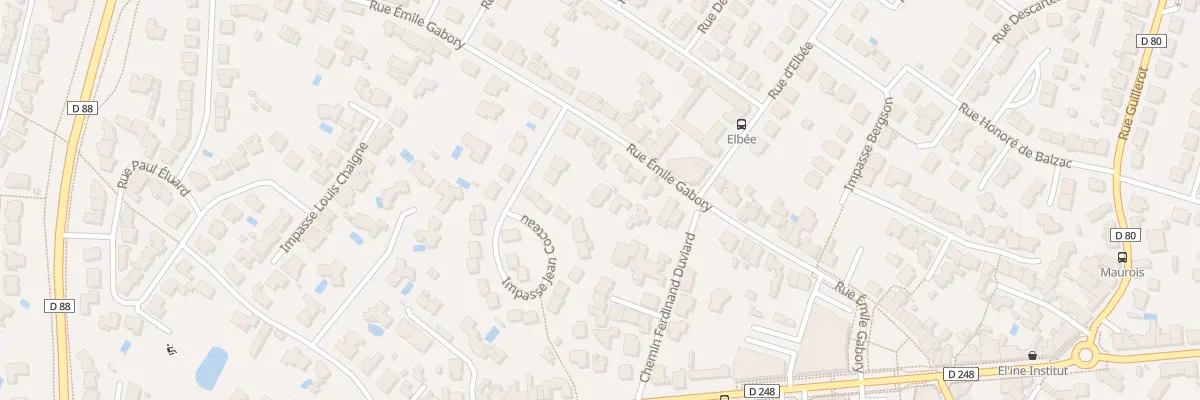 Plan du 90 Rue Emile Gabory à La Roche-sur-Yon