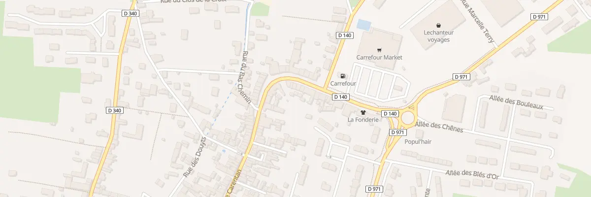 Plan du 95 Rue de Carentan à Périers