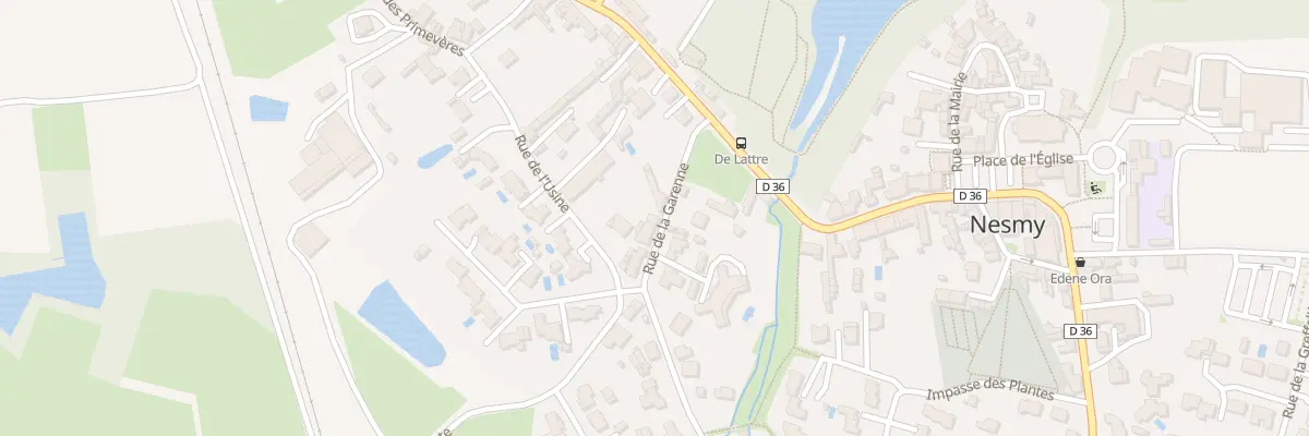Plan du 10 Rue de la garenne à Nesmy