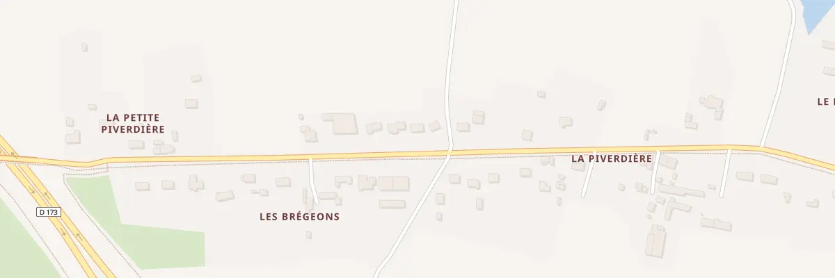 Plan du 33 Les Brégeons au Theil-de-Bretagne