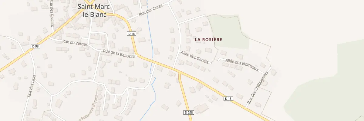 Plan du 11 Rue de l’Étang à Saint-Marc-le-Blanc