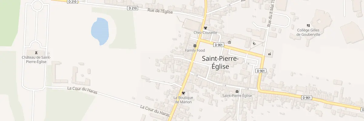 Plan du 48 Pl de l’Abbe de Saint Pierre à Saint-Pierre-Église