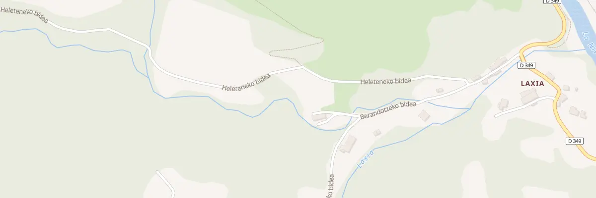 Plan du 308 Berandotzeko bidea à Itxassou