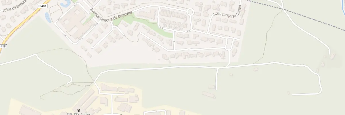 Plan du 55 Av Simone de Beauvoir à Capbreton