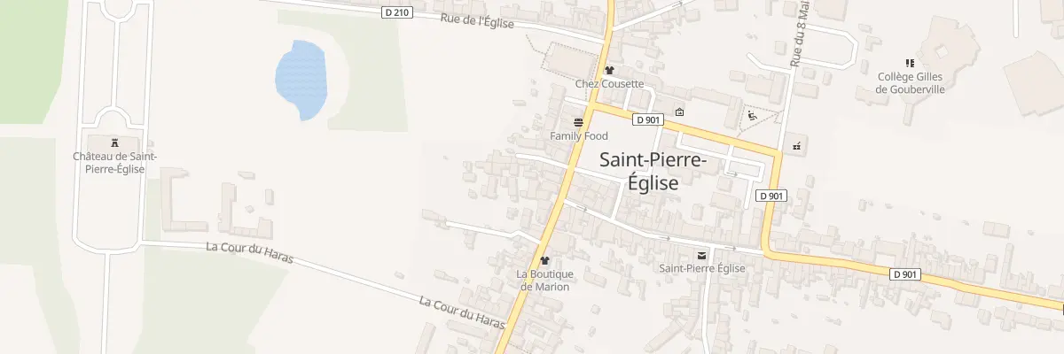 Plan du 8 Rue du Calvaire à Saint-Pierre-Église