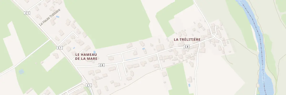 Plan du 1Q La Trélitière à Aigrefeuille-sur-Maine