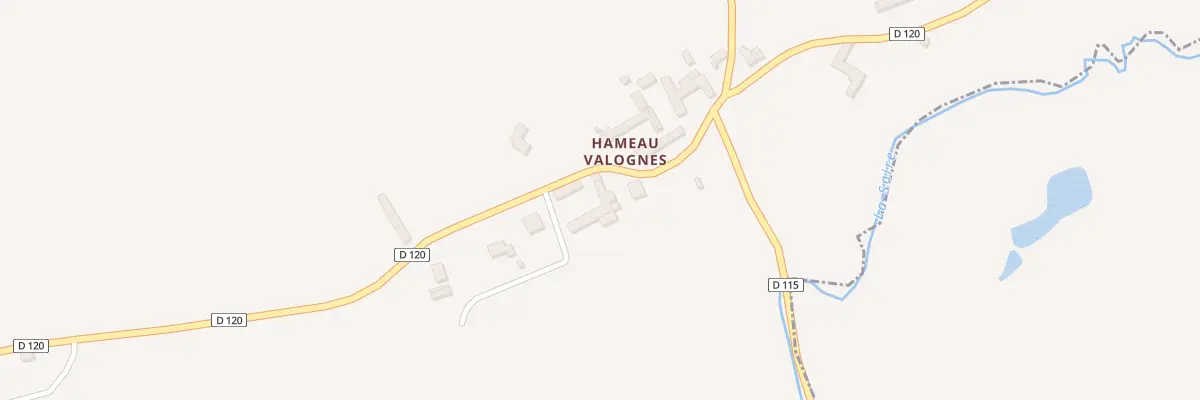 Plan du 1 Rte du Hameau Valognes à Brillevast