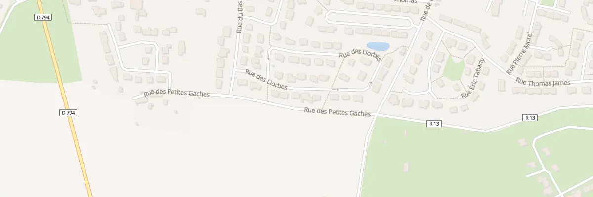 Plan du 10 Rue des Liorbes à Saint-Aubin-du-Cormier