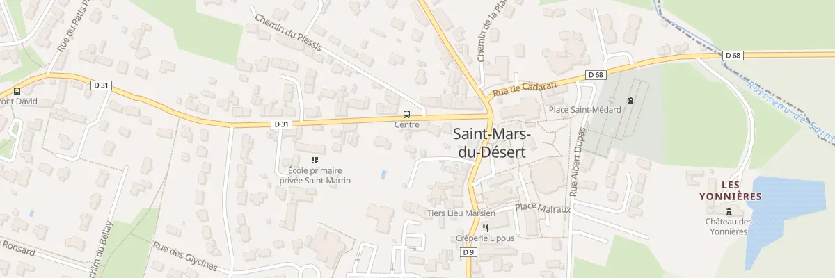 Plan du 6 Rue Julienne David à Saint-Mars-du-Désert