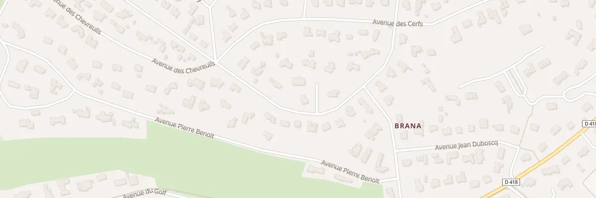 Plan du 35 Imp des Sangliers à Soorts-Hossegor
