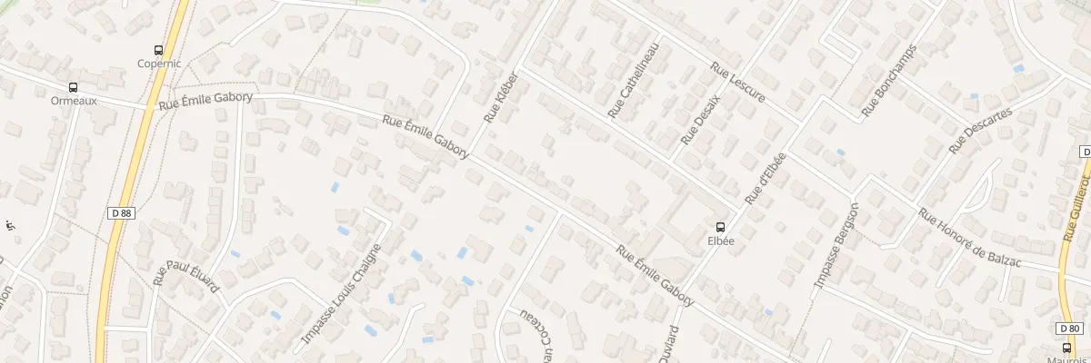 Plan du 73 Rue Emile Gabory à La Roche-sur-Yon