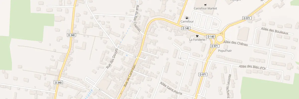 Plan du 53 Rue de Carentan à Périers
