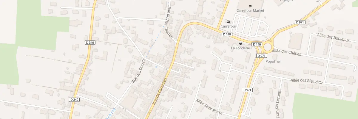 Plan du 55 Rue de Carentan à Périers
