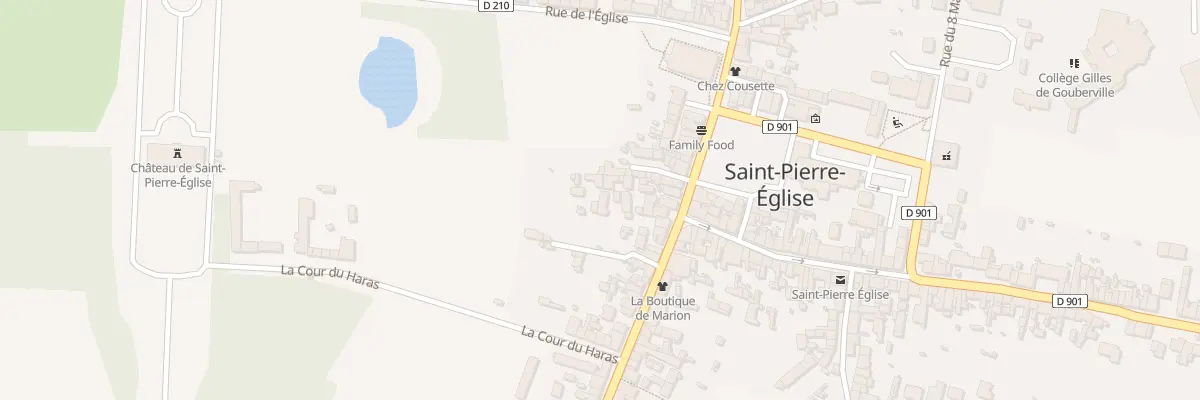 Plan du 14 Rue du Calvaire à Saint-Pierre-Église