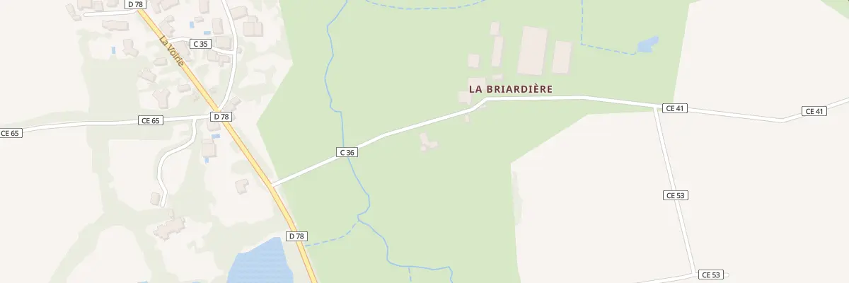 Plan du 2 La Briardière à Bellevigny