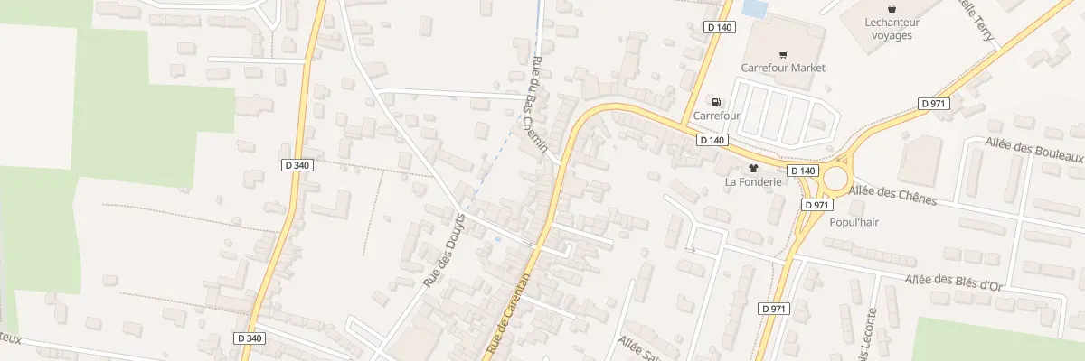 Plan du 68 Rue de Carentan à Périers