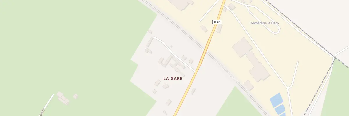 Plan du 23 Rue Saint Pierre au Ham