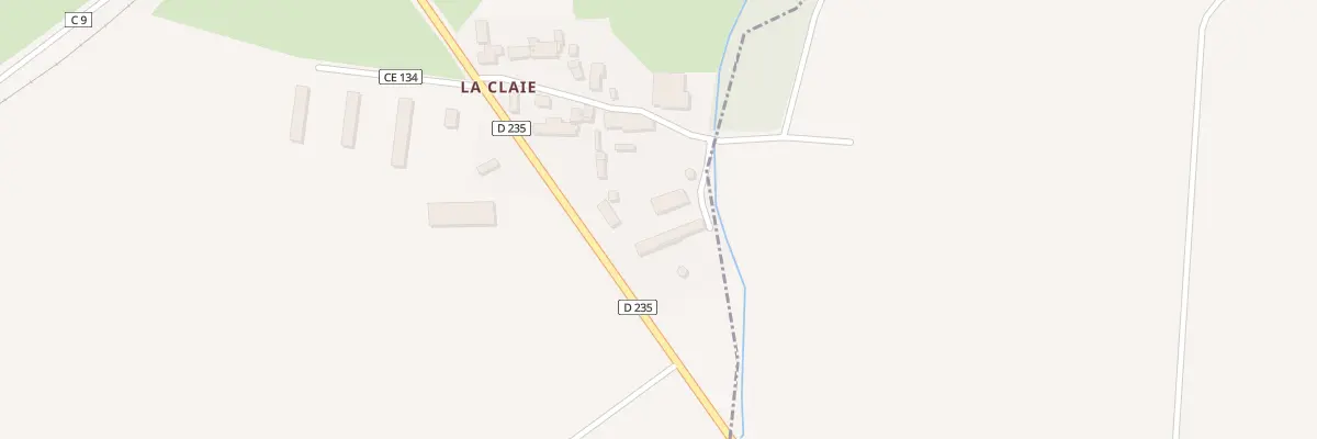 Plan du 106 La Claie à Issé