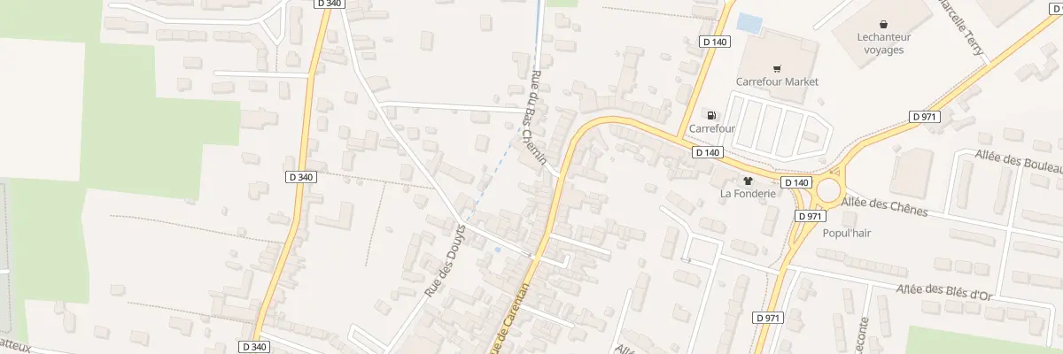 Plan du 70 Rue de Carentan à Périers