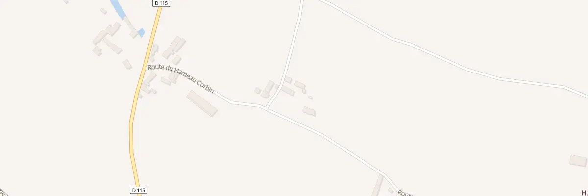 Plan du 5 Rte du Hameau Corbin à Brillevast