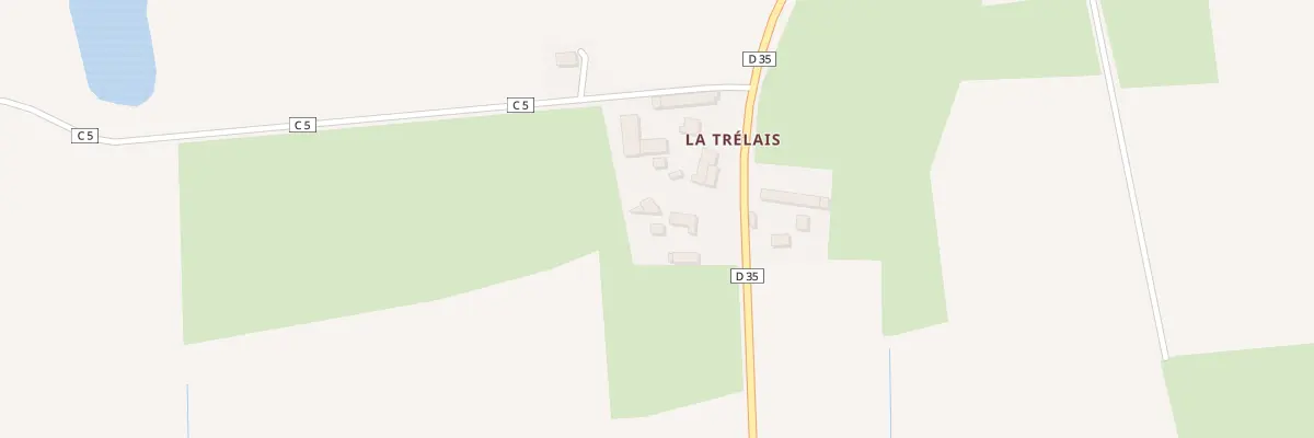 Plan du 14 La Treslais à Louisfert