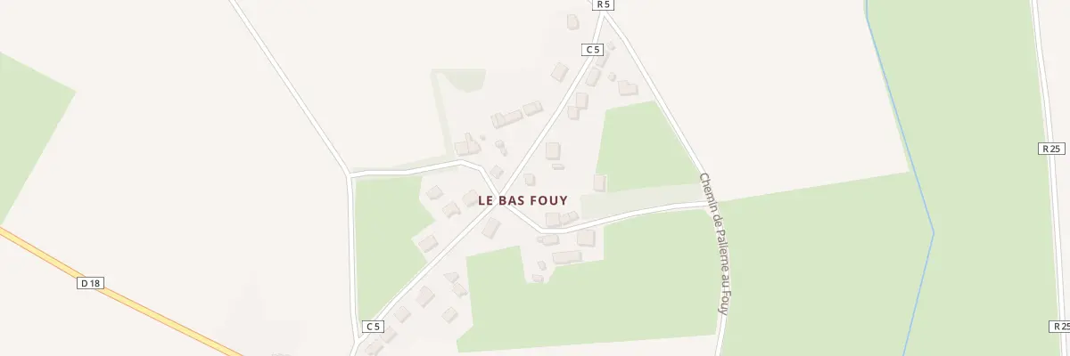 Plan du 28 Le Bas Fouy à La Meilleraye-de-Bretagne