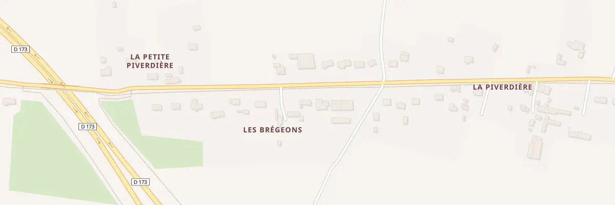 Plan du 24 Les Brégeons au Theil-de-Bretagne