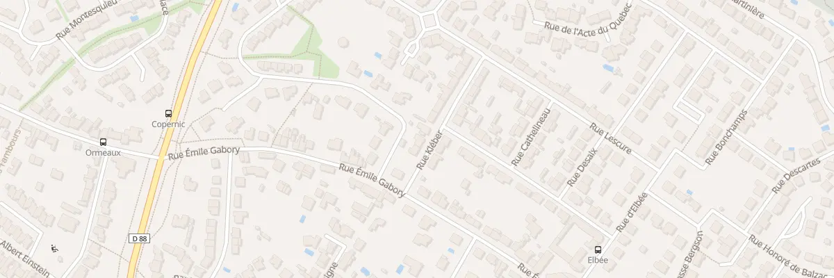 Plan du 11 Rue kléber à La Roche-sur-Yon