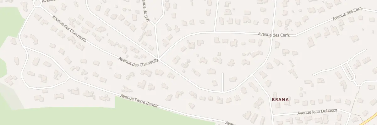 Plan du 69 Av des Sangliers à Soorts-Hossegor