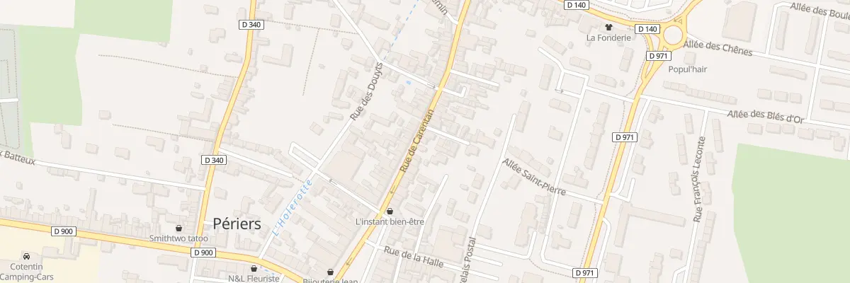 Plan du 23 Rue de Carentan à Périers