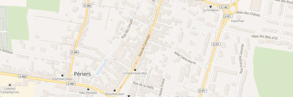 Plan du 21 Rue de Carentan à Périers