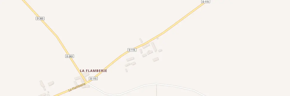 Plan du 3 La Flamberie à Teurthéville-Bocage