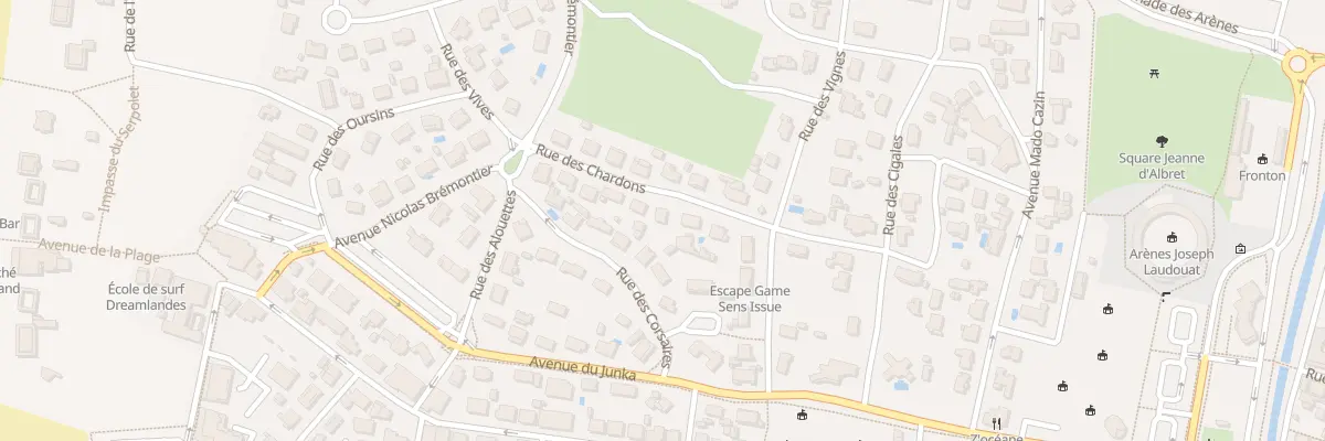Plan du 5 Rue des Chardons à Vieux-Boucau-les-Bains