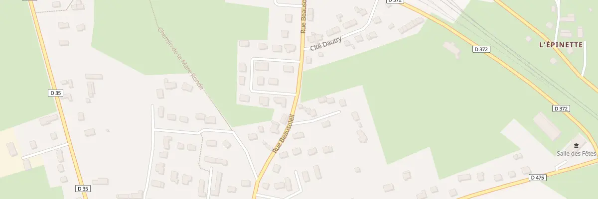Plan du 1 Rue Beausoleil Folligny à Folligny