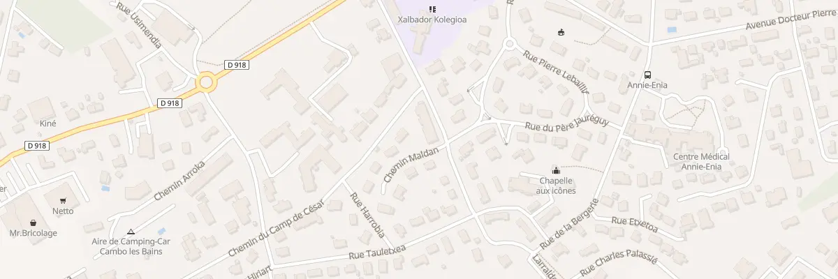 Plan du 6 Rte de la Pouponnière à Cambo-les-Bains