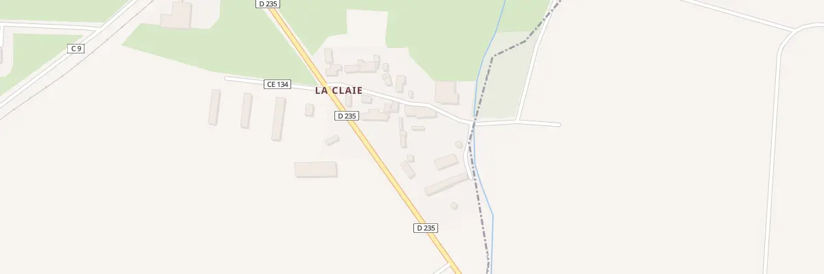 Plan du 104 La Claie à Issé