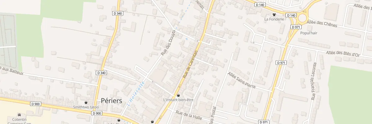 Plan du 28 Rue de Carentan à Périers