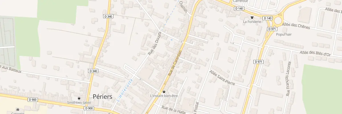 Plan du 32 Rue de Carentan à Périers