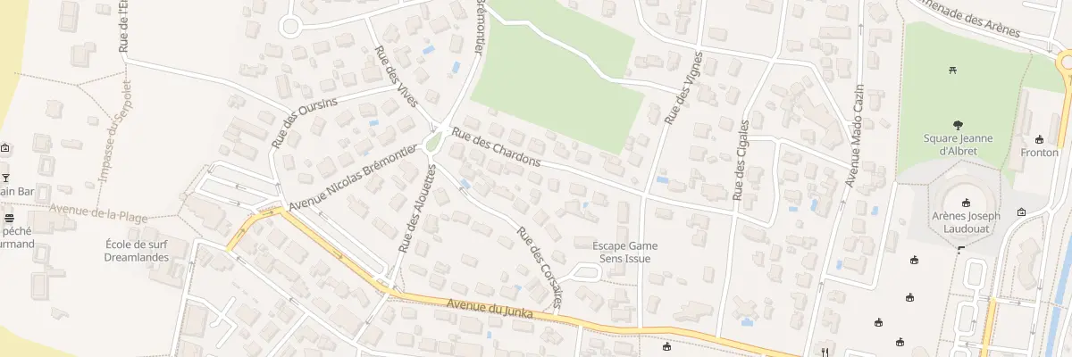 Plan du 7 Rue des Chardons à Vieux-Boucau-les-Bains