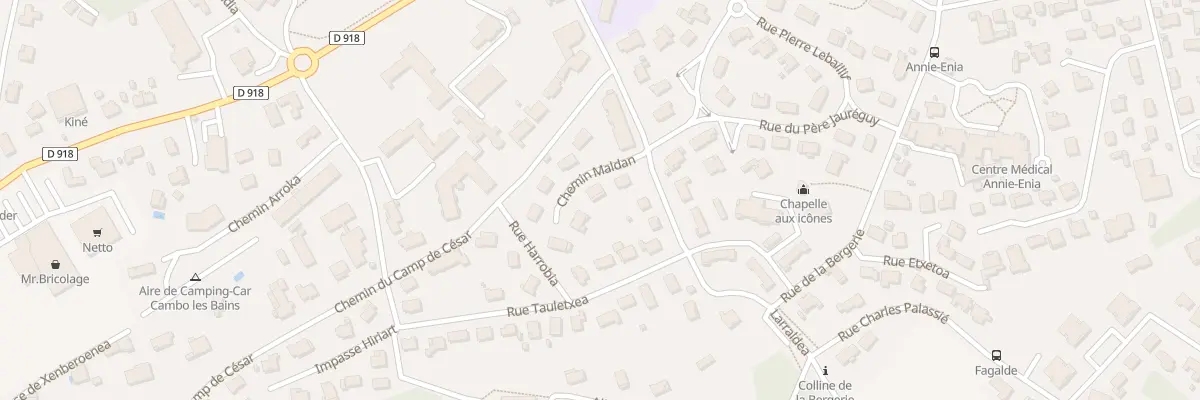 Plan du 3 Che Maldan à Cambo-les-Bains