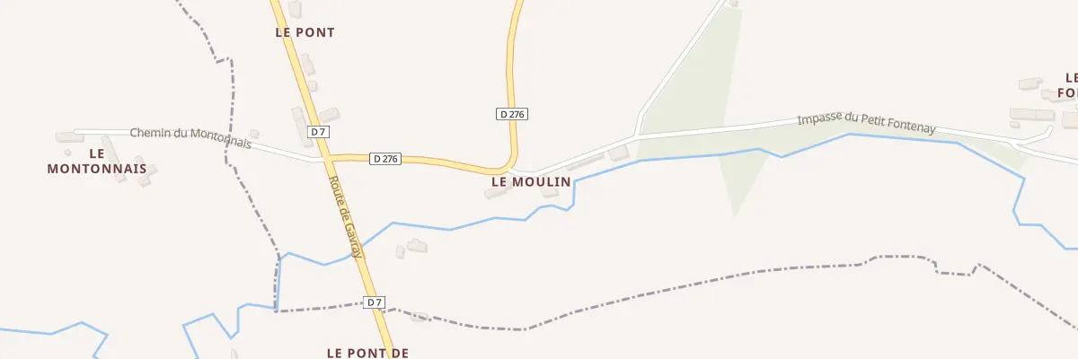 Plan du 4 Le Moulin à Saint-Denis-le-Vêtu