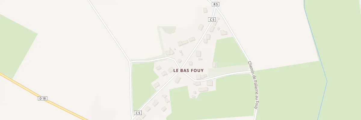 Plan du 13B Le Bas Fouy à La Meilleraye-de-Bretagne