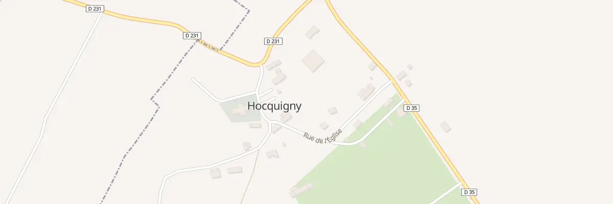 Plan du 18 L’Eglise à Hocquigny