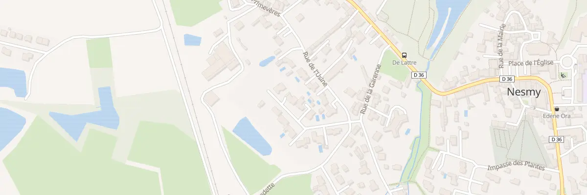 Plan du 8 Imp de la Garenne à Nesmy